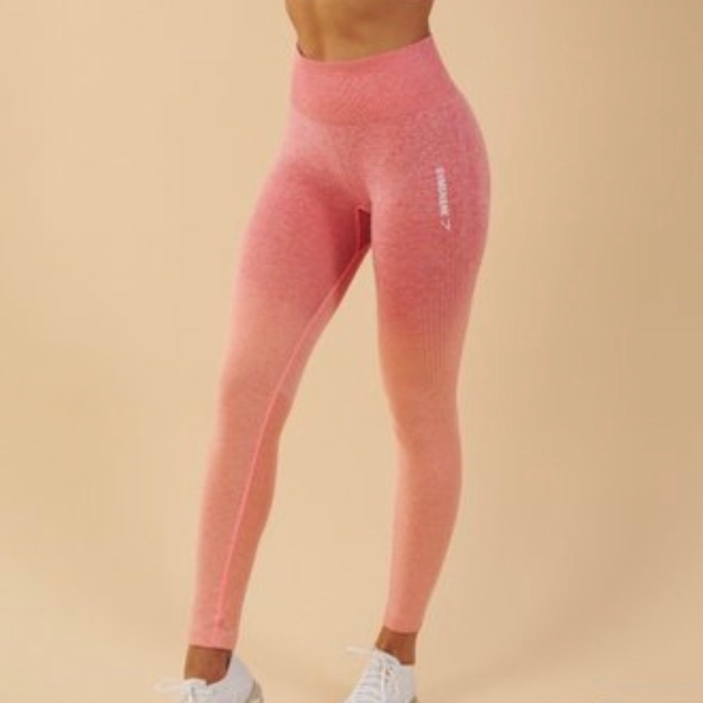 Gymshark peach ombré leggings